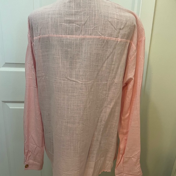 Pink button down blouse - Picture 2 of 2